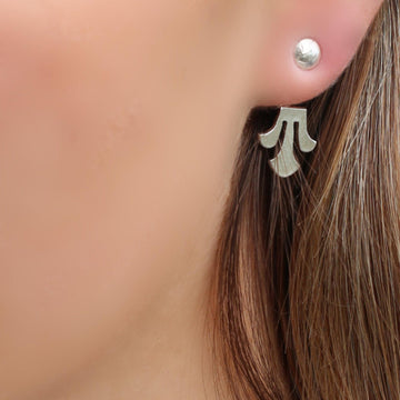 Lotus Earrings,Ear Jewelry,Cute Earrings for Women,Silver Stud Earrings,Ear Jackets,Studs Earrings,Boho Jewelry for Women,Everyday Earrings